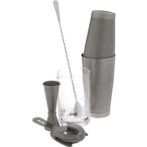 Mercer Culinary Barfly® 5-Piece Cocktail Mixing Set with Vintage Finish - M37131VN 