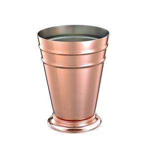 Mercer Culinary Barfly 13.5 oz. Stainless Steel Dual Rib Julep Bar Cup - M37168CP