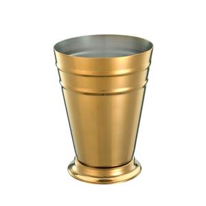 Mercer Culinary Barfly 13.5 oz. Stainless Steel Dual Rib Julep Bar Cup - M37168GD