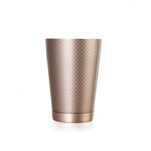 Mercer Culinary Barfly 18oz Diamond Etched Lattice Shaker with Capped Bottom - M37198ACP 