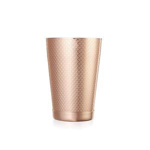 Mercer Culinary Barfly 18oz Diamond Etched Lattice Shaker with Capped Bottom - M37198CP 