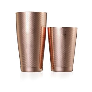 Mercer Culinary Barfly 28 & 18oz Diamond Etched Lattice Shaker Set - M37200CP 