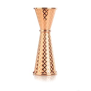 Mercer Culinary Barfly 1 & 2oz Diamond Etched Japanese Style Jigger - M37202CP 