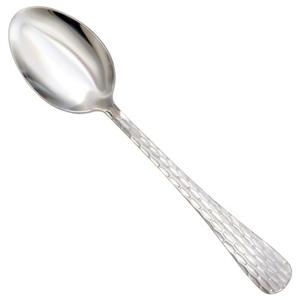 Winco Caspian Medium Weight Stainless Steel Dinner Spoon - 1 Doz - 0023-03