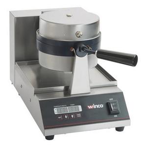 Winco 7in Diameter Electric Countertop Belgian Waffle Baker - BWM-07 