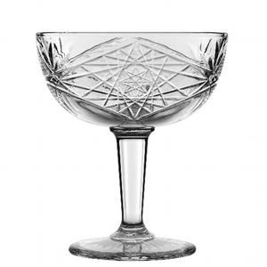 Libbey Hobstar 8.5 oz Clear Stemmed Coupe Cocktail Glass - 1 Dozen - 929799