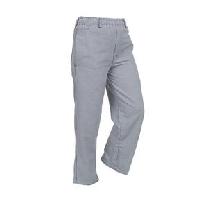 Mercer Culinary Millennia Unisex White Hounds Tooth Cook's Pants - M - M60030HTM 