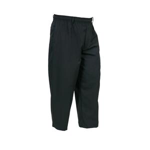 Mercer Culinary Millennia Unisex Black Cook's Pants w/ Elastic Waist - 6XL - M60050BK6X