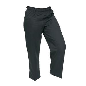 Mercer Culinary Millennia Women's Black Cook's Pants with Elastic Waist - XS - M60060BKXS 