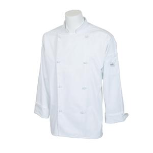 Mercer Culinary Genesis Unisex White Long Sleeve Chef Jacket - XS - M61020WHXS 