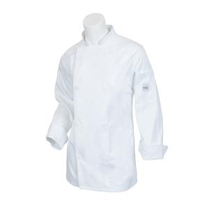 Mercer Culinary Genesis Women's White Long Sleeve Chef Jacket - XL - M61030WH1X