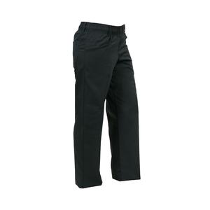 Mercer Culinary Genesis Womens Black Chefs Pants with Elastic Waist - XL - M61080BK1X 