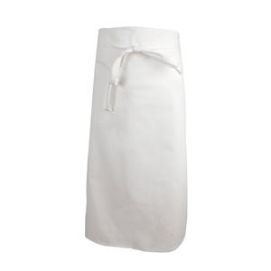 Mercer Culinary Genesis 4-Sided 33" x 29" White Waist Apron - M61135WH