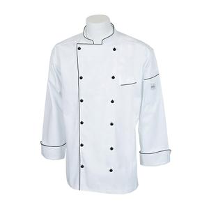 Mercer Culinary Renaissance Men's White Long Sleeve Chef Jacket - XS - M62090WBXS