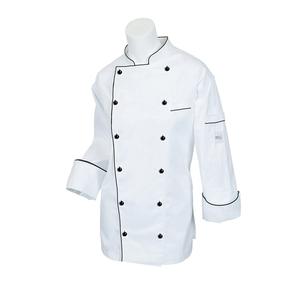 Mercer Culinary Renaissance Women's White Long Sleeve Chef Jacket - XL - M62095WB1X