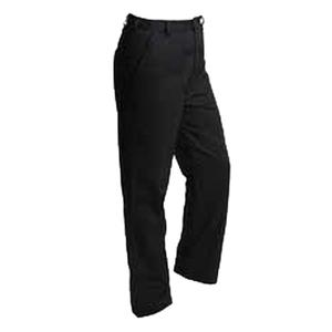 Mercer Culinary Renaissance Men's Black Chef Pants w/ Finished Cuffs - XL - M62100BK1X