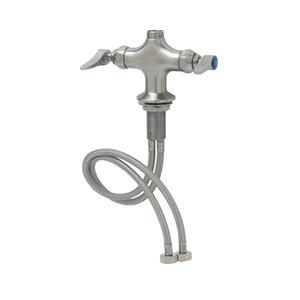 T&S Brass EverSteel Stainless Steel Single Hole Deck Mixing Faucet - S-0200-LN 