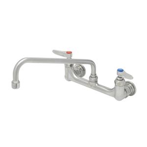 T&S Brass EverSteel Stainless Steel 8in Wall Mount Mixing Faucet - S-0231 