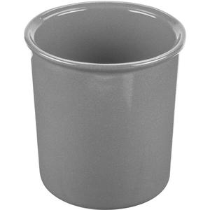 TableCraft Cold 2-1/2qt Grey Finish Aluminum Salad Dressing Crock - CW1680GY 