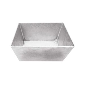 TableCraft Simple Solutions™ 4.25" Aluminum Bowl w/ Straight Edge - CW5026N