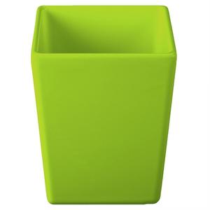 TableCraft Cold Holding 1.5qt Lime Green Square Cast Aluminum Bowl - CW4012LG 