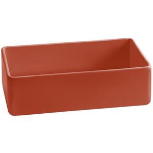 TableCraft Cold Holding 2qt Copper Finish Rectangular Aluminum Bowl - CW4026CP 