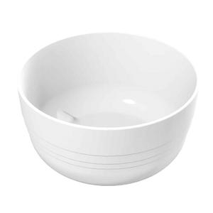 TableCraft Cold Holding 3.5 qt. White Finish Round Aluminum Bowl - CW3170W