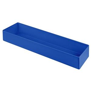 TableCraft Cold Holding 3.25 qt. Cobalt Blue Aluminum Rectangular Bowl - CW4008CBL