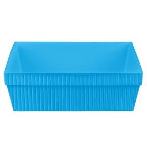 TableCraft Cold Holding 24 qt. Sky Blue Finish Aluminum Square Bowl - CW1494SBL