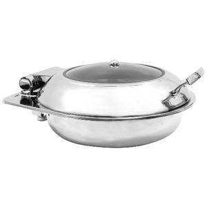 TableCraft 6qt Induction Round Chafer Dish with Full Size Cover - CW40165 