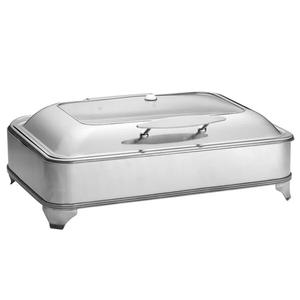 TableCraft 9 Qt. Electric Full Size Chafer Dish w/ Holding Stand - CW40160