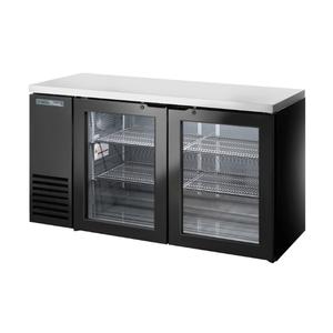 True 60in Two Section Glass Door Back Bar Cooler - TBB24-60-2G-Z1-SFT-B-1 