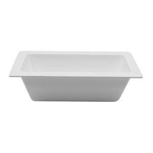 TableCraft Aurora™ Cold Holding 2.5qt Aluminum Third Size Food Pan - CW4056W 