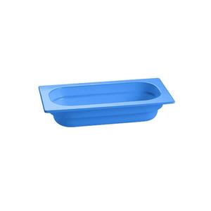 TableCraft Cold Holding 1.25 Qt. Aluminum Fourth Size Food Pan - CW354CBL