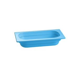 TableCraft Cold Holding 1.25 Qt. Aluminum Fourth Size Food Pan - CW354SBL