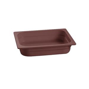 TableCraft Cold Holding Steam Table 3.5 Qt. Aluminum Half Size Food Pan - CW310BR