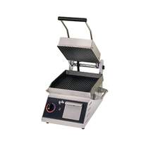 Star 2-Sided Panini Sandwich Grill - Iron / Grooved - 7.5 x 14 -- - PGT7I 