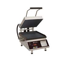 Star Panini Sandwich Grill Grooved Top Smooth Bottom w/ Timer - PGT14IEGT