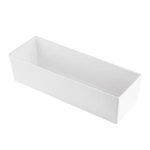 TableCraft Simple Solutions™ Half Size 8.25qt Long Aluminum Bowl - CW5010N 