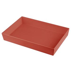 TableCraft Simple Solutions™ Full Size 10qt Long Aluminum Bowl - CW5000CP 