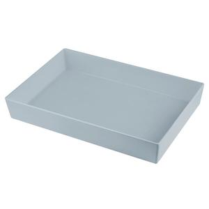 TableCraft Simple Solutions™ Full Size 10 Qt. Long Aluminum Bowl - CW5000GY