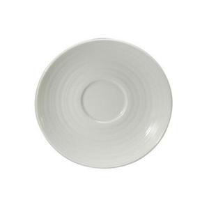 Oneida Sant' Andrea Boticeli Bright White 6" Ceramic Saucer - 3 Doz - R4570000500