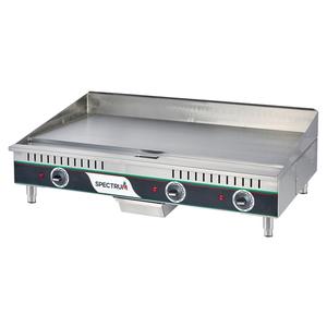 Winco Spectrum™ Countertop Electrical 36" Griddle - 8400 Watts - EGD-36M