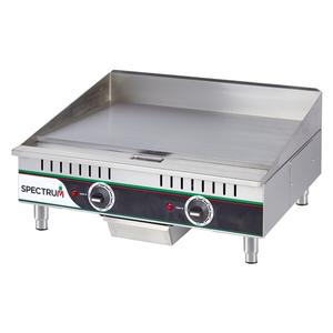 Winco Spectrum™ Countertop Electrical 24" Griddle - 5600 Watts - EGD-24M