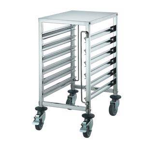 Winco Half Height Undercounter Stainless Steel Food Pan Rack - SRK-12 