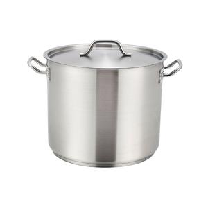 Winco 80qt Premium Induction Stock Pot with (2) Welded Handles - SST-80 