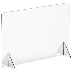 Winco Countertop Clear Acrylic 48" x 32" Safety Shield - ACSS-4832