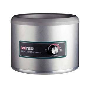 Winco 11 Qt Round Countertop Electric Food Cooker / Warmer - FW-11R500