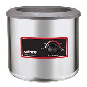 Winco 7 Qt Round Countertop Electric Food Warmer - FW-7R250