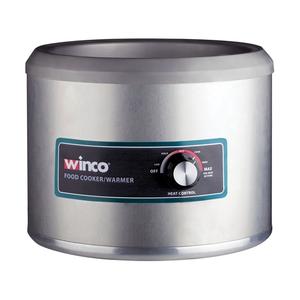 Winco 7 Qt Round Countertop Electric Food Warmer - FW-7R500